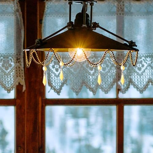 Operitacx Star Anise Bead Pendant 2.91 Inch Octagonal Crystal Chandelier Pendants 20 Pack Glass Prisms for DIY Wedding Display Curtain Crystal Decor and Garden Suncatchers - Image 4