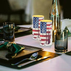 The Stars and Stripes Flameless Candles with Remote American Flag Battery Operated Candles with Timer Flickering LED Battery Operated Elictric Pillar Tealights for Holiday Decor - Image 3