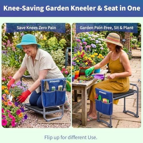 Garden Kneeler and Seat Heavy Duty Wider Thicker Kneeling Pad Stool Blue - Image 4