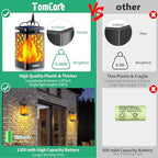 TomCare Solar Lights Outdoor Flickering Flame Solar Torches Lights Outdoor Lighting for Garden Patio Yard - Image 6
