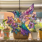 Cute Colorful Hummingbird Acrylic Suncatcher - Image 4