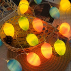 CAKERS Creative Easter Day String Lights|LED Warm White Copper Wire Lights|Hanging Fairy Lights for Bedroom Party Decor,Colorful Eggs,3m(9.8ft)-20LED-USB - Image 6