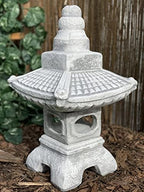 Japan Pagoda NOZURA 63 lb.Japanese Pagoda, Stone Lantern, Pagoda Temple, Japanese Garden, Stone Lantern, Memorial Decor, Japan Lover ,Garden Lantern Hypertufa Lightweight,Beautiful Statue, O1991H - Image 2