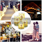 LED Flameless Candles with Remote Set of 4 Sunflower Cross Battery Operated Pillar Candles with Timer Color Changing Electric Candles for Wedding Table Festival Decorations - Image 7