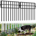 32 Panels Animal Barrier Fence No Dig, 32ft(L) X 13in(H) 1.2in Gap Rabbit Fences Ground Defense Border Small Metal Fencing, Dog Blocker Under Barriers for Garden, Flower Bed, Patio by KYATE