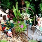 Miniature Garden Metal Gate Items Figurines Fairy Garden Miniatures Miniature Patio Furniture Accessories Christmas Decorations (55) - Image 5