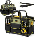 18 Inch Heavy Duty Tool Bag, 16-Pocket Tool Box Organizer, Green by Ounic