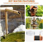 POPOSOAP Solar Water Pump Outdoor, 30 Watt Solar Powered Water Pump with 430GPH Solar Pump, 7 Nozzles, 6.6 Tubing DIY Water Feature for Pond, Fountain, Pool, Garden, Backyard - Image 5