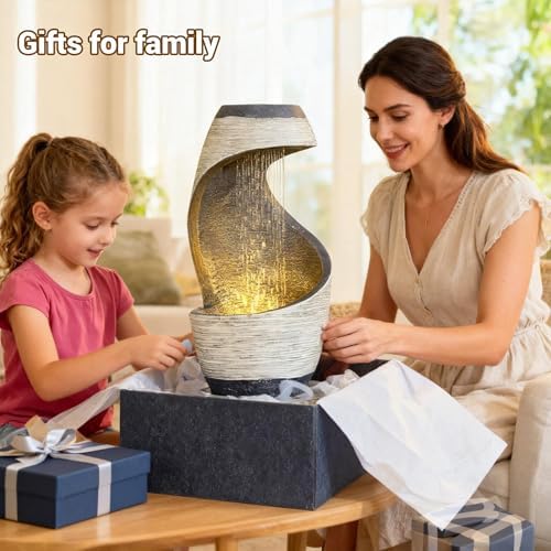 Sunlinua Modern Indoor Tabletop Water Fountain for Office Decor - Image 6