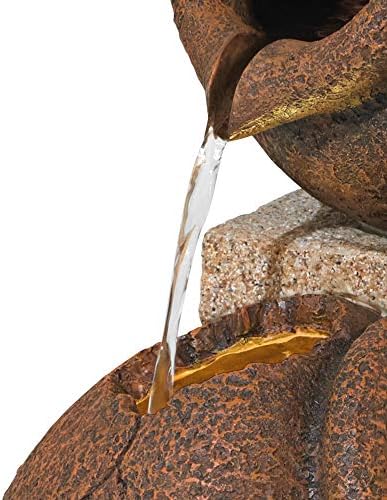 John Timberland Cascading Jugs 30" High Indoor-Outdoor LED Large Fountain - Image 3