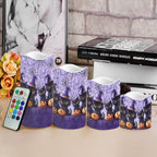 Witch Kitten Battery Operated Candles Set of 4 - Image 4