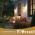 Outdoor Exterior Lighting Fixture for House, Waterproof Front Porch Lights - Image 3