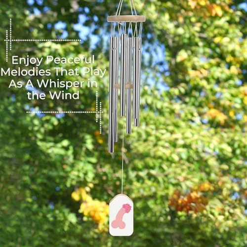 Cute Penis Dick Wind Chime Memorial Zen Atmosphere Hanging Decoration for Garden Yard - Image 5