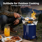 Tabletop Fire Pit Small Table Top Firepit Outdoor Smokeless Firepit Patio - Image 4
