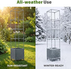 Tomato Planter Box with Trellis 56.7", Tomato Garden Bed with Planters Cage - Image 6