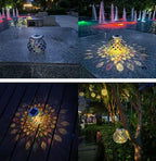 yuans Solar Table Light, Solar Mosaic Lights Color Changing Solar Glass Ball Garden Lights Waterproof Solar Night Lights Table Lamps (White Light, 2 Pack) - Image 6