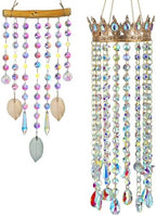 2PCS Crystal Suncatcher for Window Hanging Garden Sun Catcher Decor by HDCRYSTALGIFTS