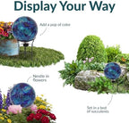 Sunnydaze 10" Mosaic Glass Gazing Ball for Garden, Globe for Outdoor Decor - Image 4