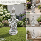 27.95 Inch Climbing Children Garden Statues, Large Yard Statues - Image 4
