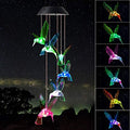 ShangTianFeng Solar Hummingbird Wind Chime, Gifts for Friends Female,Friendship Gifts for Women,Women Gift,Grandma Gift,Mother Birthday Gift from Daughter,Gardening Gift,Hanging Solar Lights,mom by ShangTianFeng