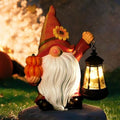 Fall Gnome Decoration Garden Statues with Pumpkin Solar Sunflower Gnomes by WONDHOME