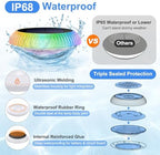 Solar Floating Pool Lights 6.5" Solar Pool Lights RGB 2Pcs - Image 4