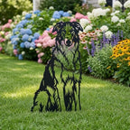 Dog Metal Garden Stake - Weatherproof Dog Silhouette Yard Art, Decorative Outdoor Sign for Lawn & Patio, Heartfelt Gift for Rough Collie Lovers(Sit,10") - Image 2