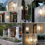 MAXvolador Outdoor Wall Light Fixture, Exterior Waterproof Wall Lantern - Image 6