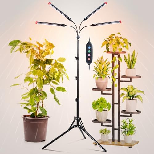 FRGROW Grow Light with Stand for Tall and Large Indoor Plants by FRGROWLEDGROWLIGHTS