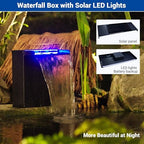 NFESOLAR Pond Waterfall Spillway with Pump Kit for Pond up to 2000 Gallons - Image 4