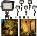 Gardenreet Low Voltage Landscape Lighting, 7W 12V LED Wall Washer Flood Lights 800LM Each, 2700K Warm White IP65 Aluminum, Angle Adjustable Wide Beam for Garden Bed, Shrub, Entryway, 6 Pack by Gardenreet