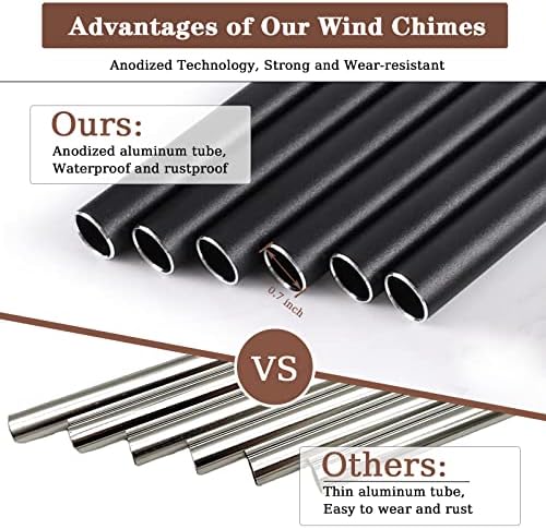Memorial Gifts for Loss of Dad, 30" Metal Memorial Wind Chimes for Loss of Father, Windchimes In Memory of Dad, Sympathy Bereavement Gifts for Loss of Father - Image 5