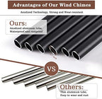 Memorial Gifts for Loss of Dad, 30" Metal Memorial Wind Chimes for Loss of Father, Windchimes In Memory of Dad, Sympathy Bereavement Gifts for Loss of Father - Image 5