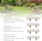Garden Stepping Stones Beige Decorative Outdoor Stepping Stone with Ground Stakes for Lawn Garden Pathway Walkway - Image 5