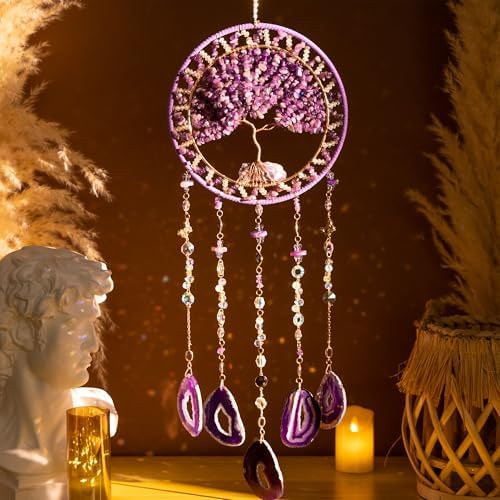 Crystal Window Suncatcher Tree of Life Sun Catcher Indoor Winodw Hanging - Image 5