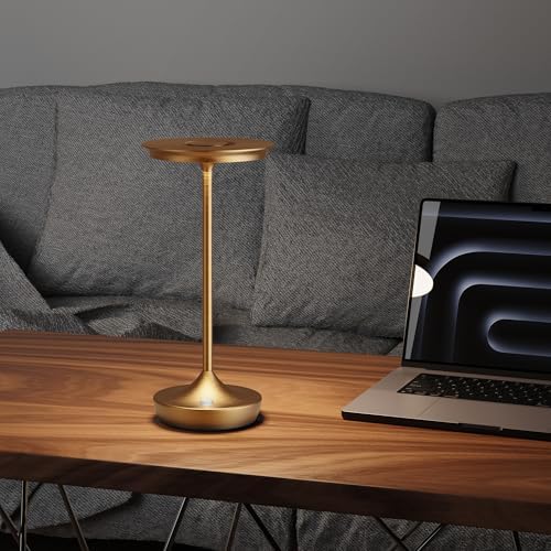 LED Rechargeable Cordless Outdoor 6000mAh Battery Table Lamp 2Pack Bronze - Image 5