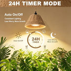 Hanging Grow Lights for Indoor Plants, Hanging Plant Light, with Timer and 15FT Power Cord, 30W Pendant Plant Lights for Indoor Growing, Garden, Flowers, Greenhouse (4000k) - Image 6