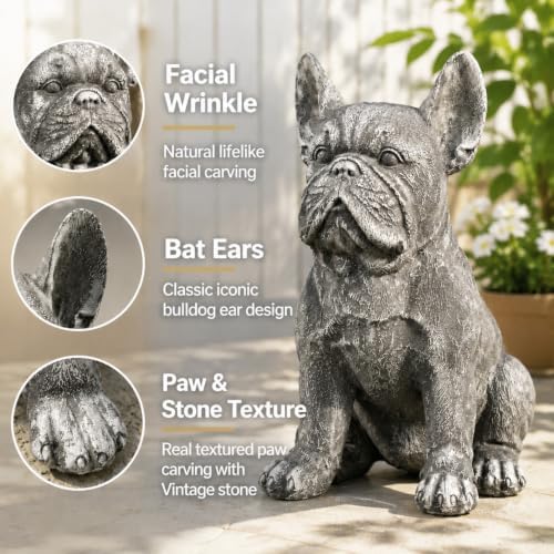 French Bulldog Statue — Garden Statues & Yard Art for Outdoors - Image 3