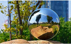 12 inch Diameter Gazing Ball,Silver Stainless Steel Polished Reflective Smooth Garden Sphere Globe Mirror,Colorful and Shiny Addition to Any Garden or Home - Image 5