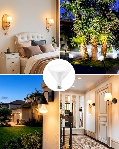 LED PAR38 Outdoor Flood Light Bulbs, RGBCW 5CCT, Not Dimmable, 4-Pack - Image 5