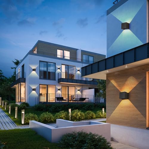 20W Outdoor Wall Lights 3CCT Adjustable, Up and Down LED Wall Sconce - Image 6