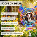 American Water Spaniel Dog Ears Wind Spinner, American Water Spaniel Wind Spinner Hanging for Yard and Garden - Image 3