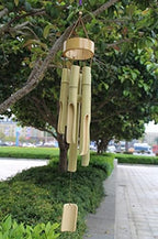 JYDQM Garden Wind Chimes Bamboo Wind Chime Wooden Feng Shui Windchime Birdhouse Melodic Chime Melody Wind Bell Indoor Outdoor by Unknown