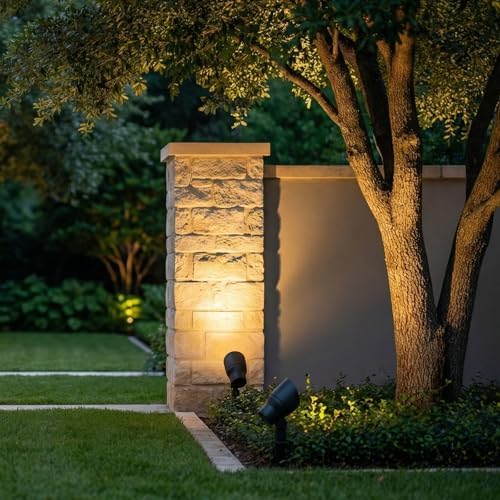 GOLDEN STAR Landscape Spotlights 12V AC 20W Lights G4 Halogen, 8 Pack - Image 6