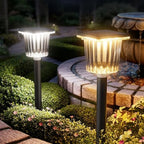 ALFIOT Solar Pathway Lights Outdoor, 2 Pack, Warm&Cool White, IP65 by Professionalproductionofsolarlightsoutdoor%EF%BC%9A%EF%BC%89