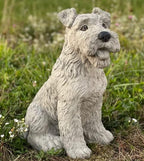 Wire Fox Terrier Statue Large Airedale Terrier Sculpture Concret Wire haired Terrier Figure Outdoor and Indoor Figurine - Image 5