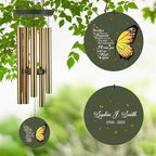 ASTARIN Sympathy Wind Chimes for Loss of Loved Ones Dad Mom, Memorial Wind Chimes Customizable, in Memory of Mother/Father, Remembrance Gifts(Produced in Texas) - Image 6