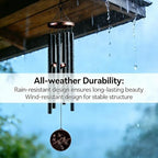 34” Butterfly Wind Chimes for Outside, Butterfly Gifts for Women - Image 2