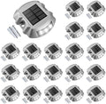 VOLISUN Solar Deck Driveway Dock Lights,Solar Pathway Lights,White 20 Pack by VOLISUN