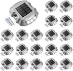 VOLISUN Solar Deck Driveway Dock Lights,Solar Pathway Lights,White 20 Pack by VOLISUN